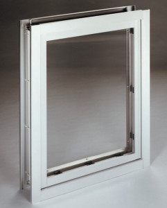 Vision Window with Aluminum Clamp-On Frame