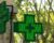 Green Cross indicating Cannabis Dispensary